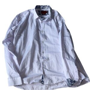 Elie Balleh Men's White Dress Button-Up Shirt Size XXXL